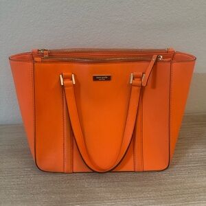 Kate Spade Vibrant Orange Tote